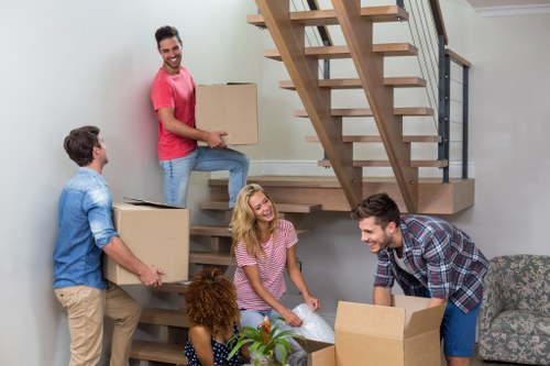 Removal team planning a home move in Barnes