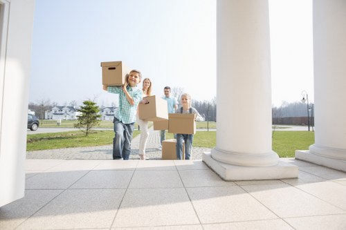 Removal team handling a home move in Barnes