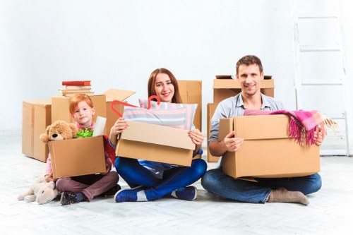 Careful loading of furniture for a man and van service in Barnes