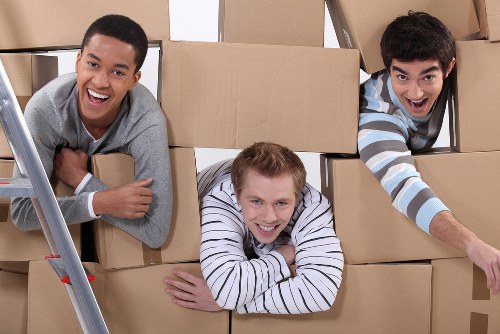 Professional man and van service completing a Barnes move