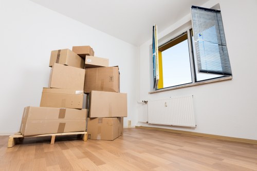 Barnes van service loading furniture for transport