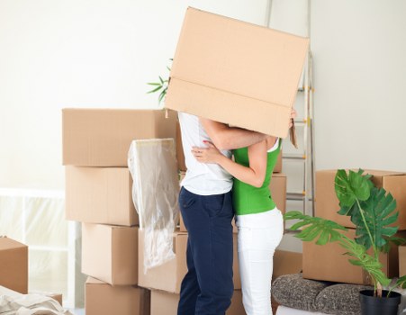 Furniture removal process in a Barnes home interior