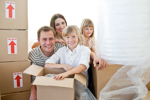 Commercial moving team handling office removals in Barnes