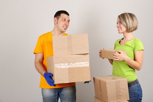 Waste collection items prepared for compliant disposal